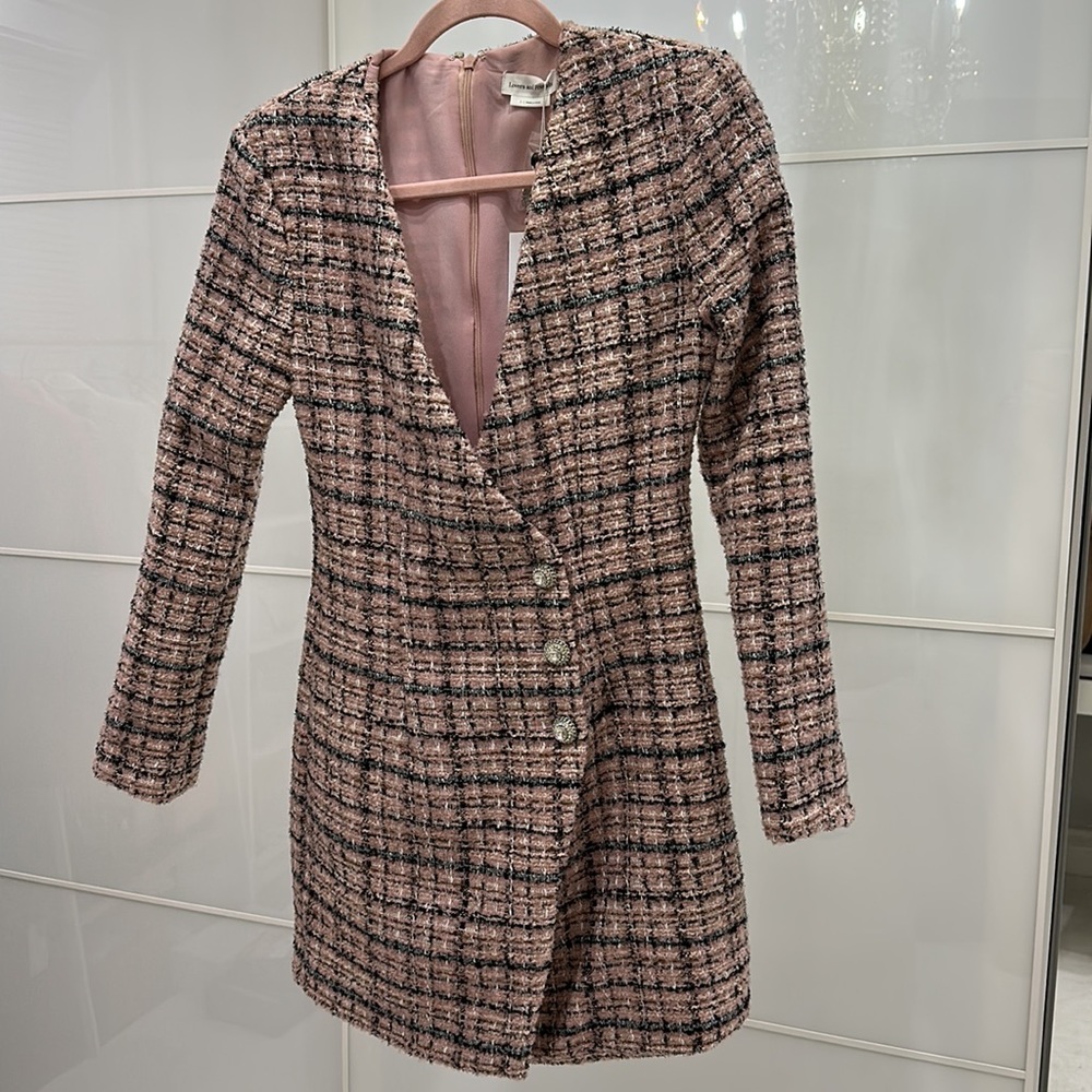 Tweed blazer dress